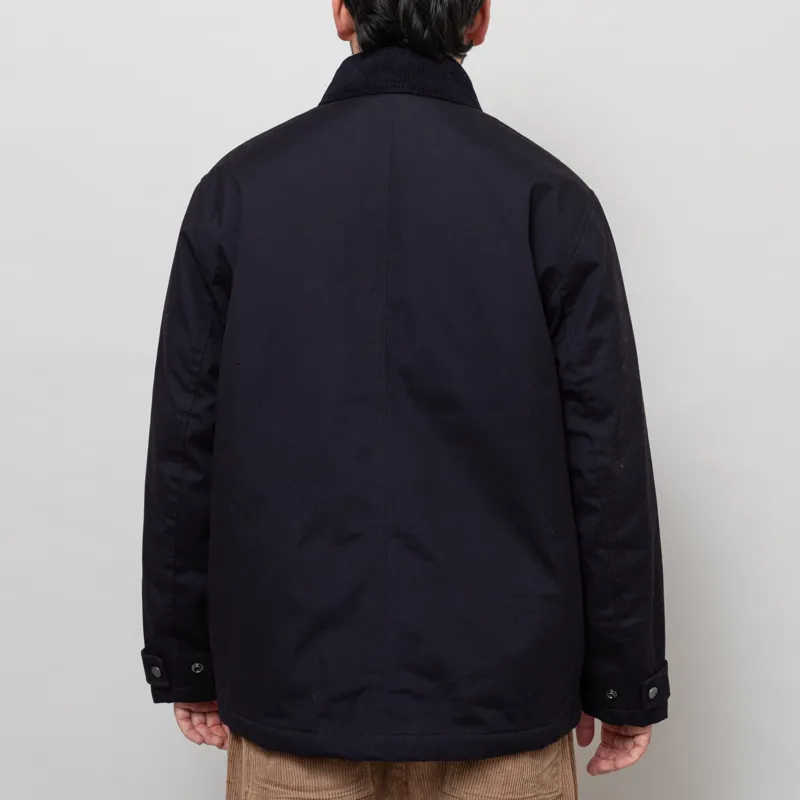 Armor Lux Quilted Cotton Jacket Rich Navy-3