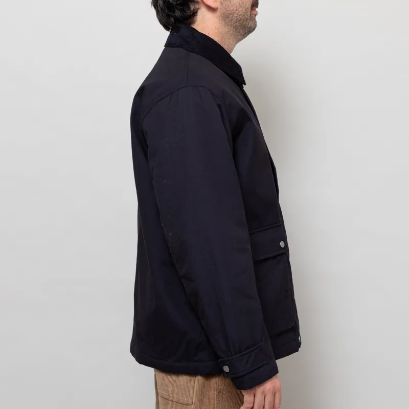 Armor Lux Quilted Cotton Jacket Rich Navy-4