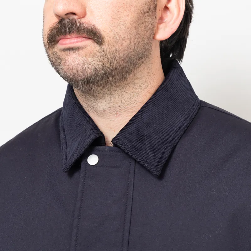 Armor Lux Quilted Cotton Jacket Rich Navy-6