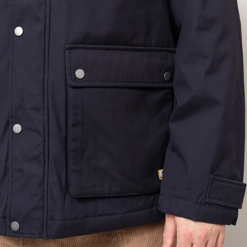 Armor Lux Quilted Cotton Jacket Rich Navy-9
