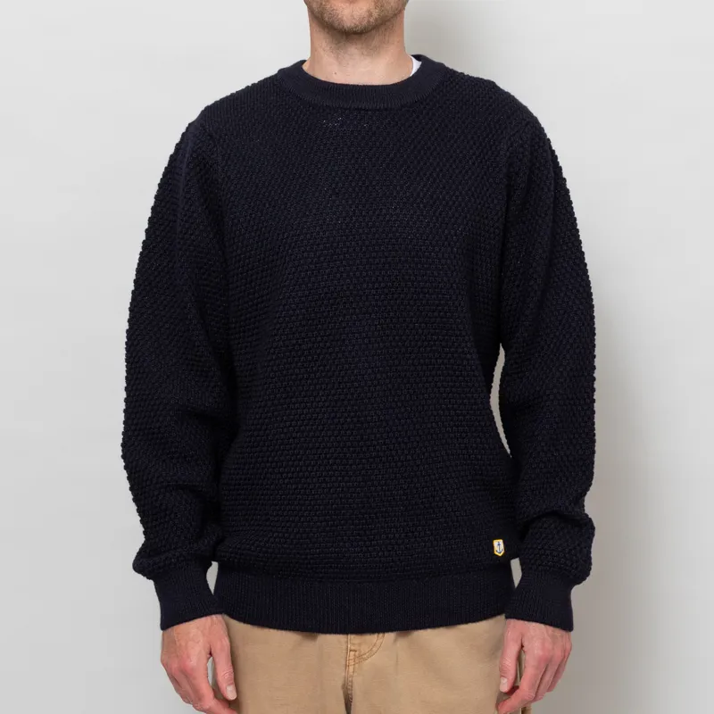 Armor Lux Wool Crewneck Jumper Navire