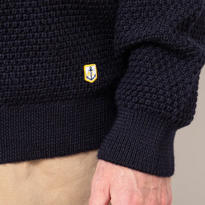 Armor Lux Wool Crewneck Jumper Navire-7