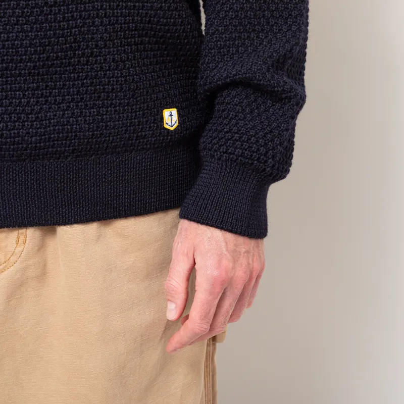 Armor Lux Wool Crewneck Jumper Navire-6