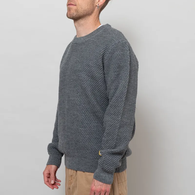 Armor Lux Wool Crewneck Jumper Misty Grey-1