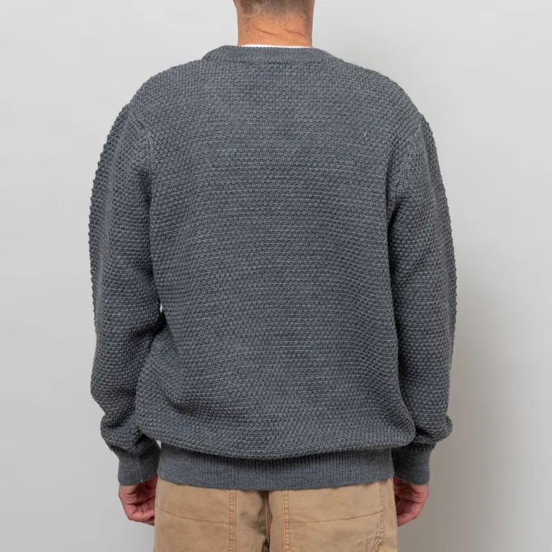 Armor Lux Wool Crewneck Jumper Misty Grey-3