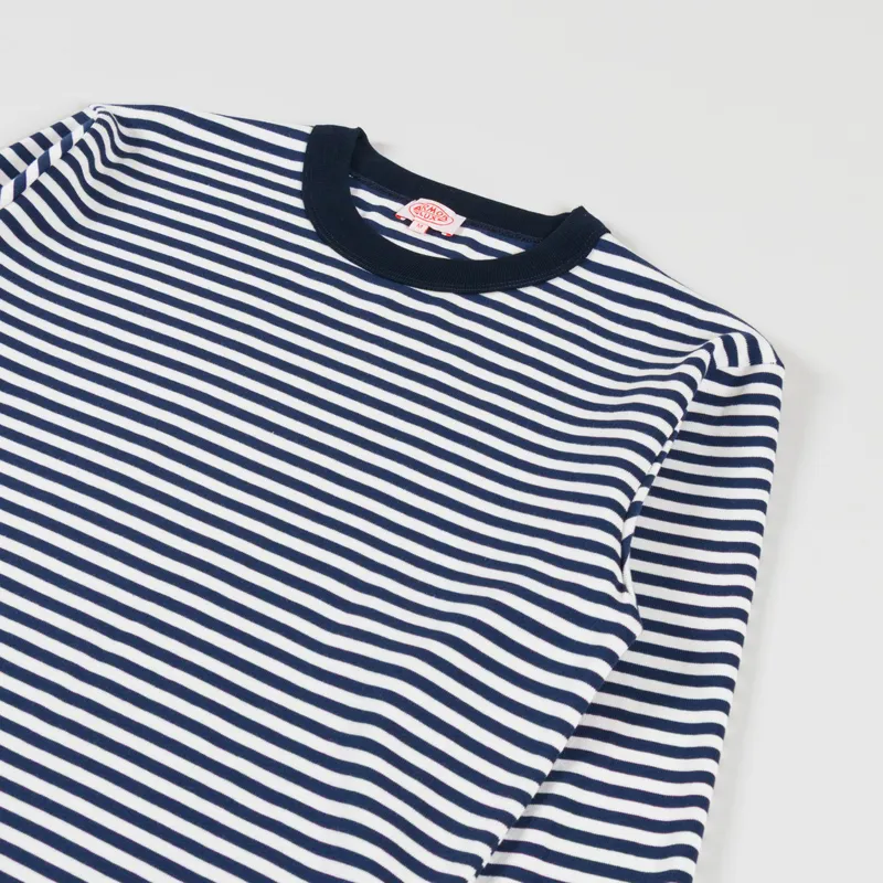 Armor Lux Heritage Long Sleeve T Shirt Marine Deep Milk-1