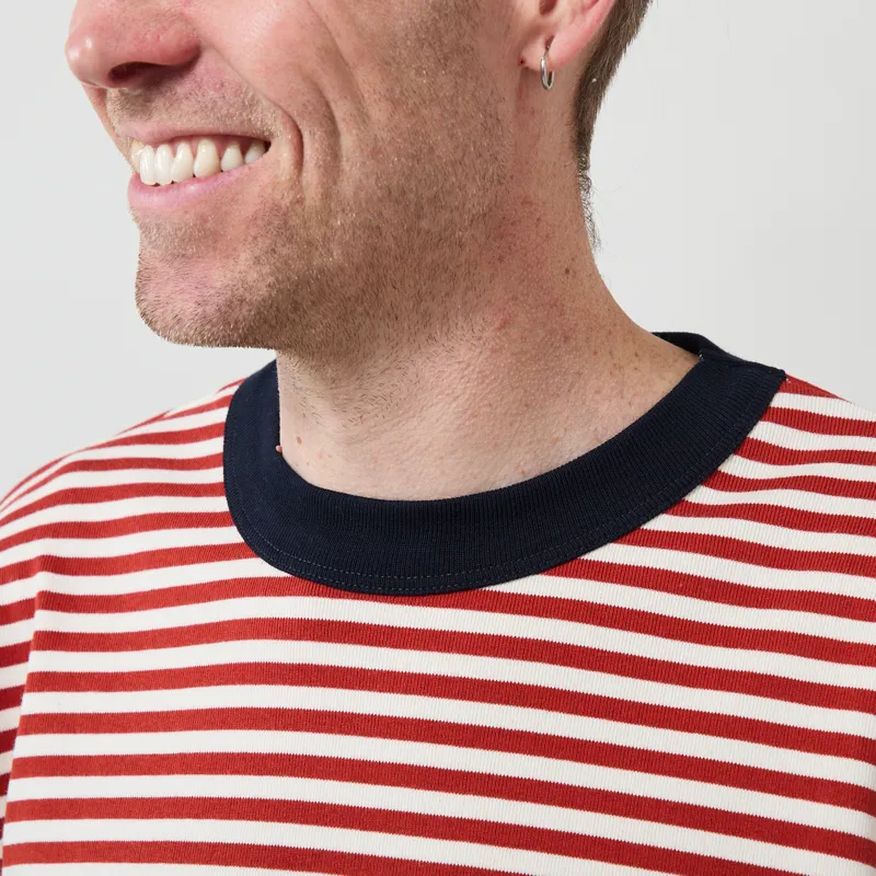 Armor Lux Heritage Long Sleeve T Shirt Ketchup Milk-3