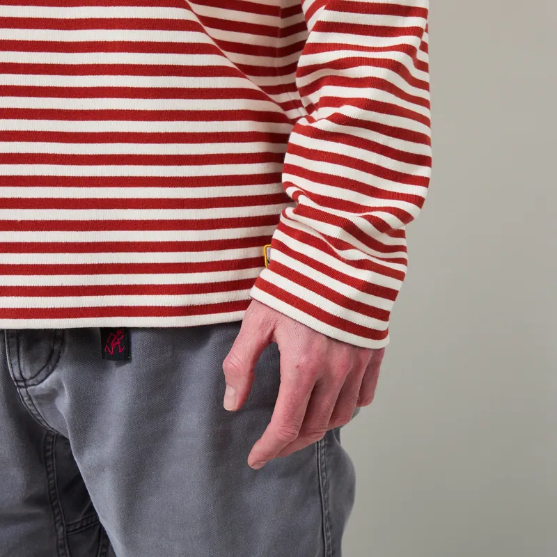 Armor Lux Heritage Long Sleeve T Shirt Ketchup Milk-6