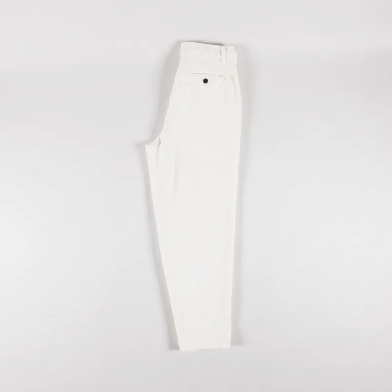 Armor Lux Pleated Corduroy Pants Milk-2