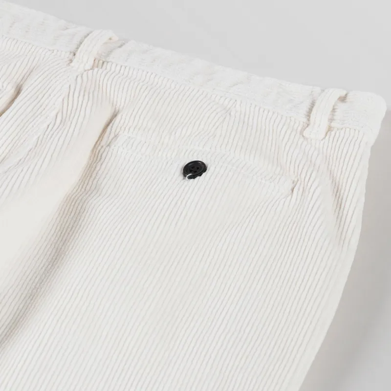 Armor Lux Pleated Corduroy Pants Milk-8