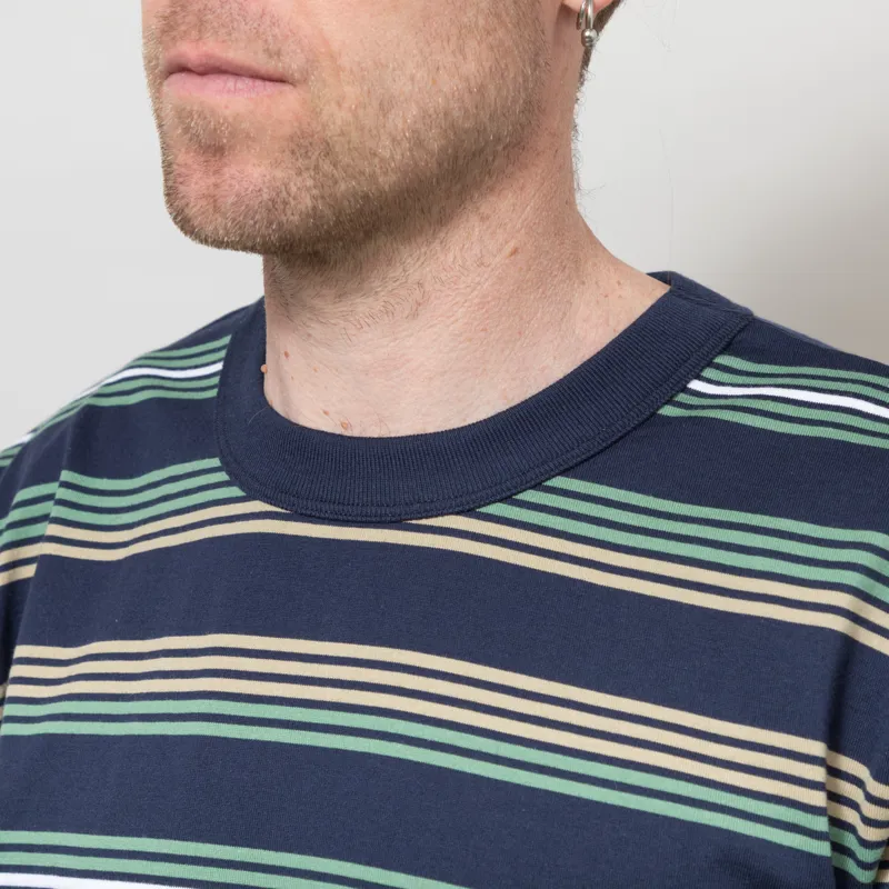 Armor Lux Heritage Striped T Shirt Marine Deep Ivy Treehouse-2
