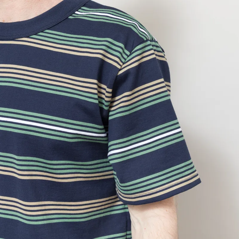 Armor Lux Heritage Striped T Shirt Marine Deep Ivy Treehouse-3