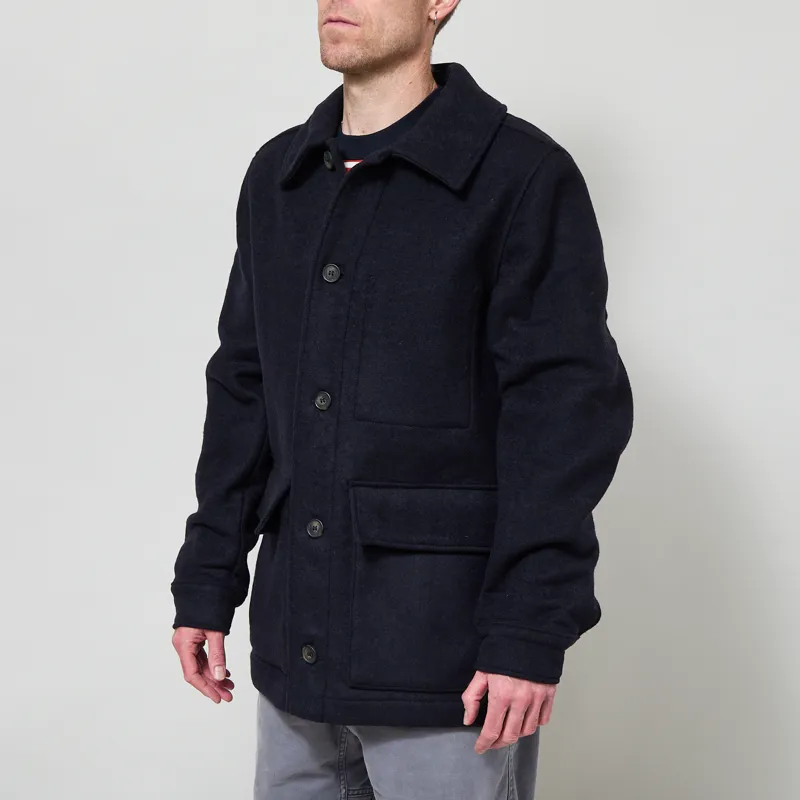 Armor Lux Heritage Wool Jacket Rich Navy-1