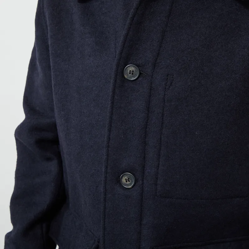 Armor Lux Heritage Wool Jacket Rich Navy-5