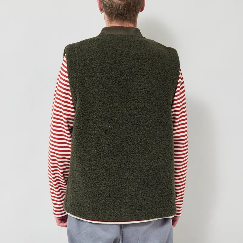 Armor Lux Sleeveless Wool Vest Olive-2
