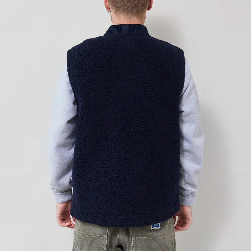 Armor Lux Sleeveless Wool Vest Navy-2
