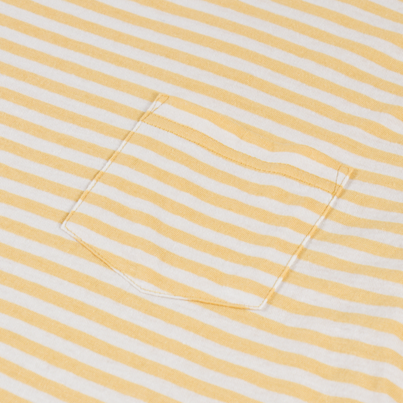 Armor Lux MC Heritage T Shirt Yellow Natural-3