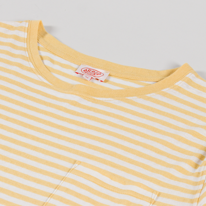Armor Lux MC Heritage T Shirt Yellow Natural-2