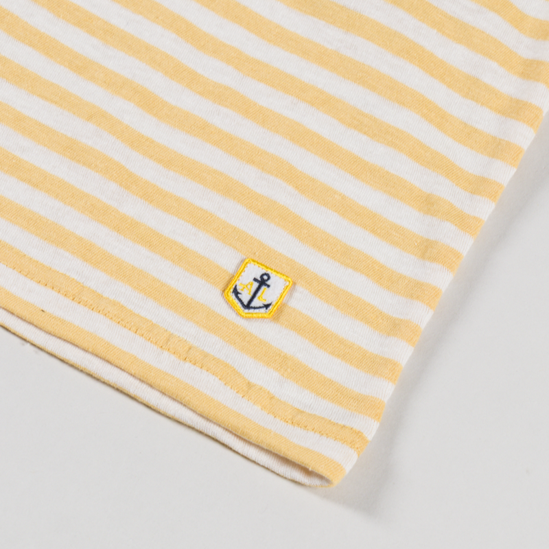 Armor Lux MC Heritage T Shirt Yellow Natural-4