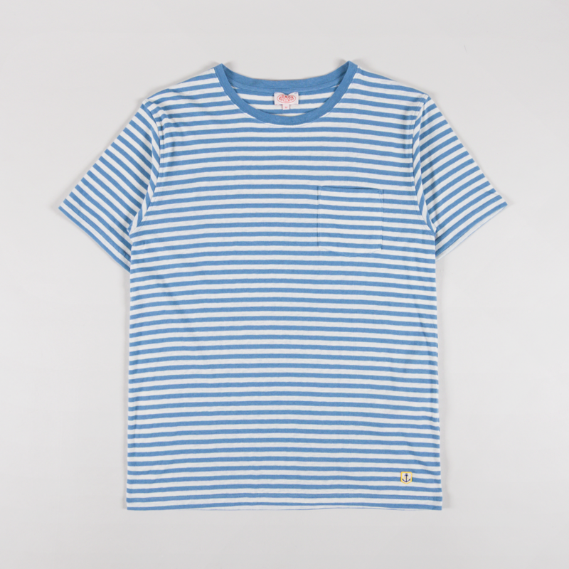 Armor Lux MC Heritage T Shirt Waterfall Natural