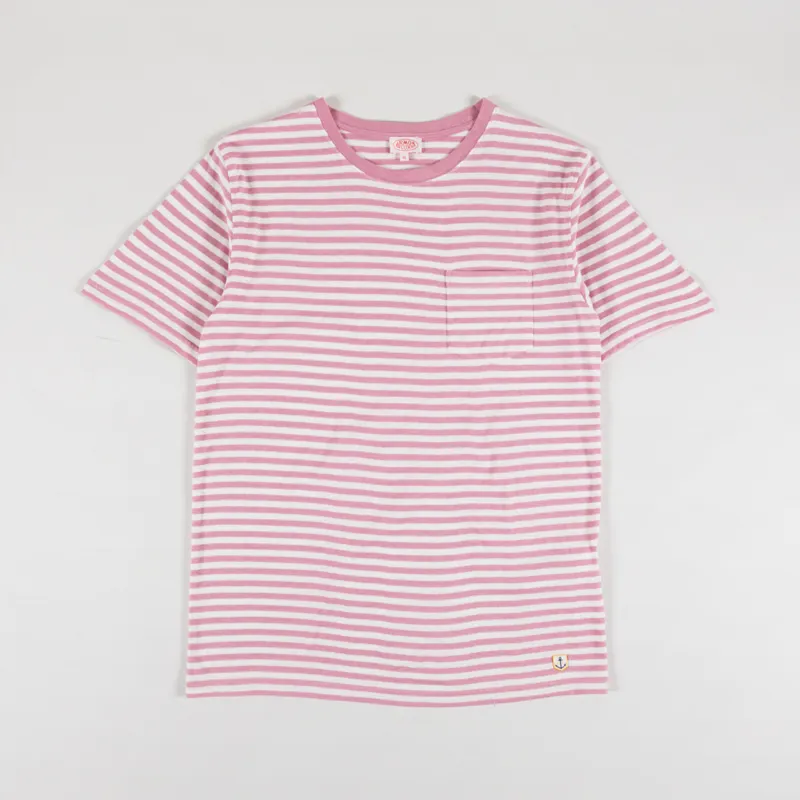 Armor Lux MC Heritage T Shirt Bubblegum Nature