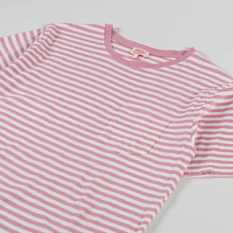 Armor Lux MC Heritage T Shirt Bubblegum Nature-1