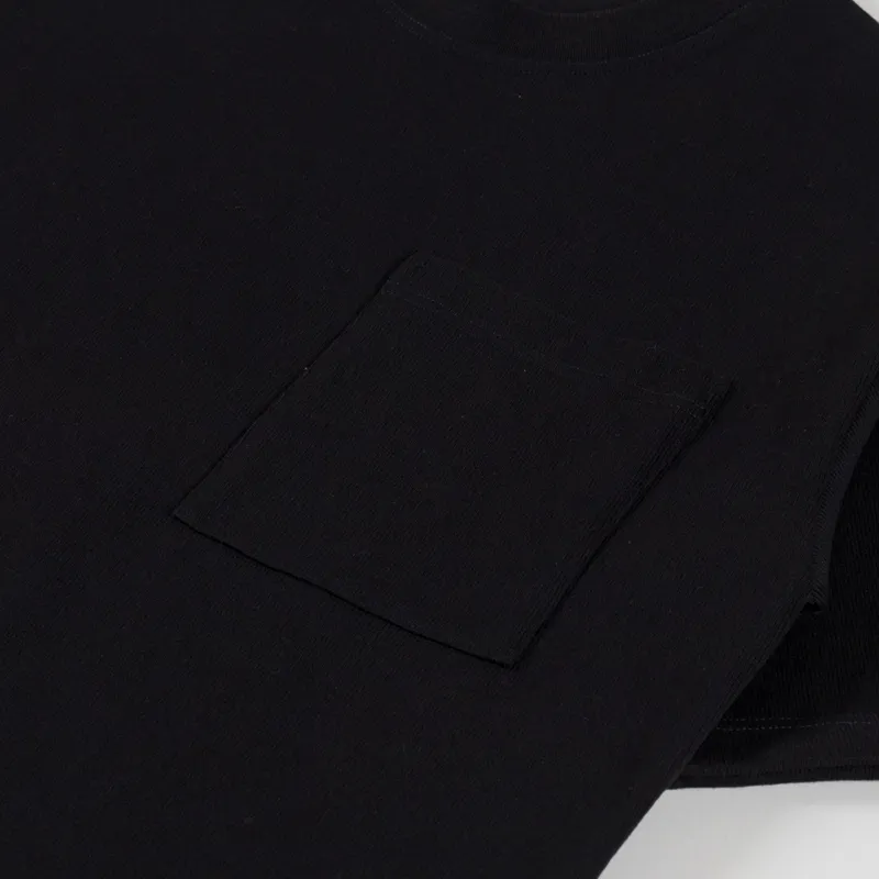 Armor Lux Heavy Pocket T Shirt Black-3