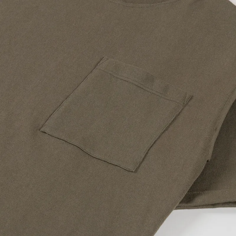 Armor Lux Heavy Pocket T Shirt Olive-2