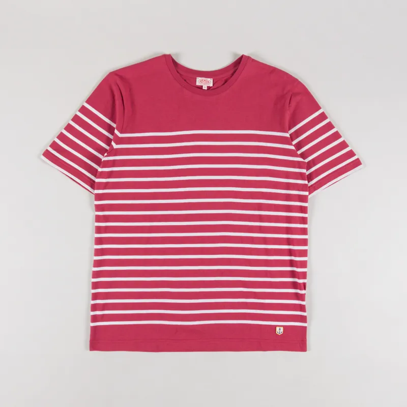 Armor Lux Mariniere Etel T Shirt Cardinal Milk