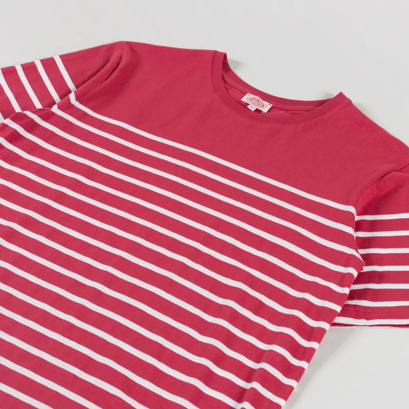 Armor Lux Mariniere Etel T Shirt Cardinal Milk-1