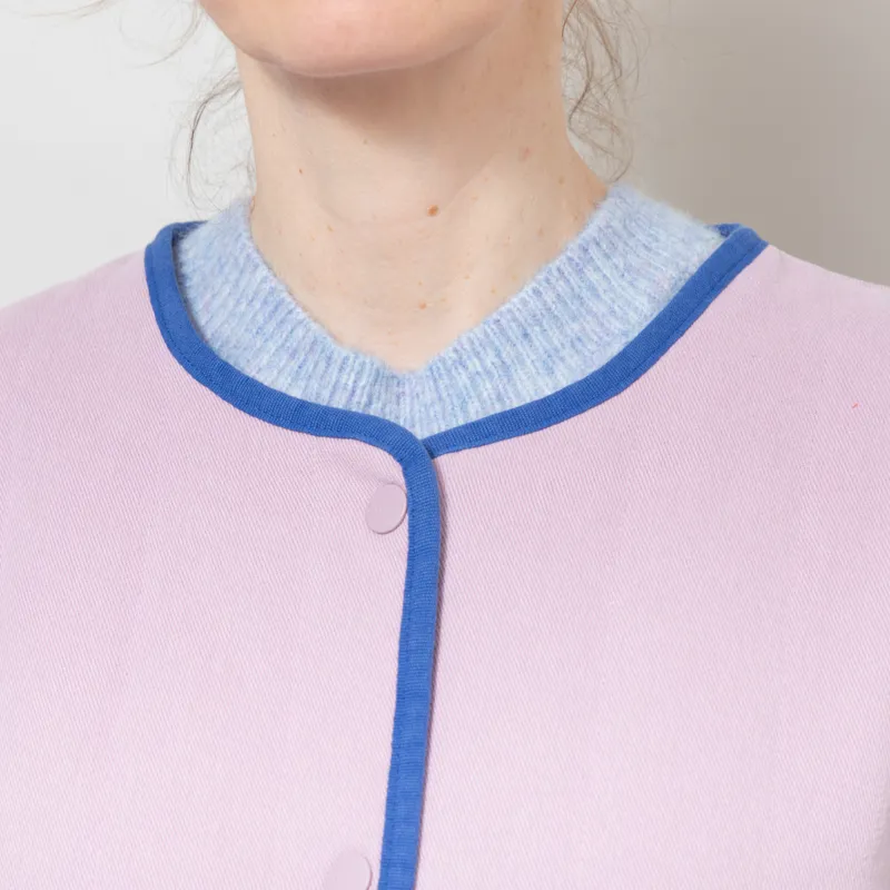 Selfhood Womens Quilted Block Jacket Light Purple-7