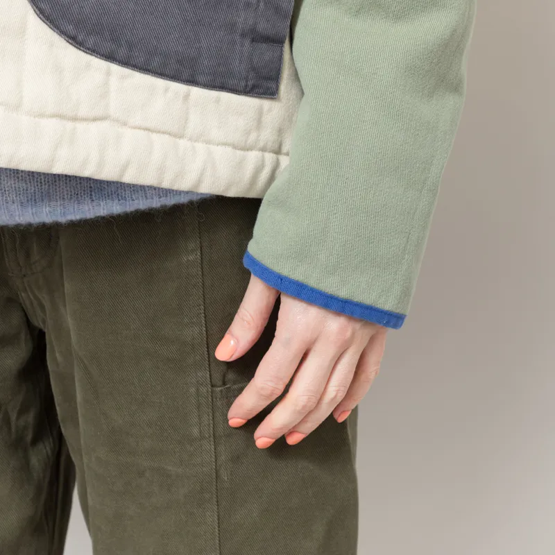 Selfhood Womens Quilted Block Jacket Light Purple-11