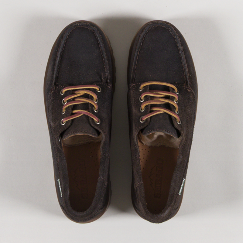 Sebago Askook Lug Suede Waxy Shoes Dark Brown-6