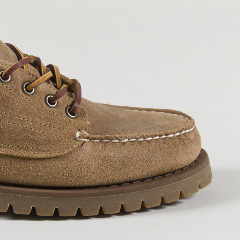 Sebago Askook Lug Suede Waxy Shoes Beige Camel-5