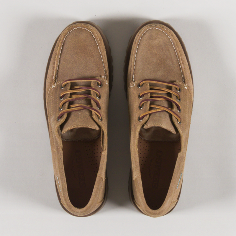 Sebago Askook Lug Suede Waxy Shoes Beige Camel-6