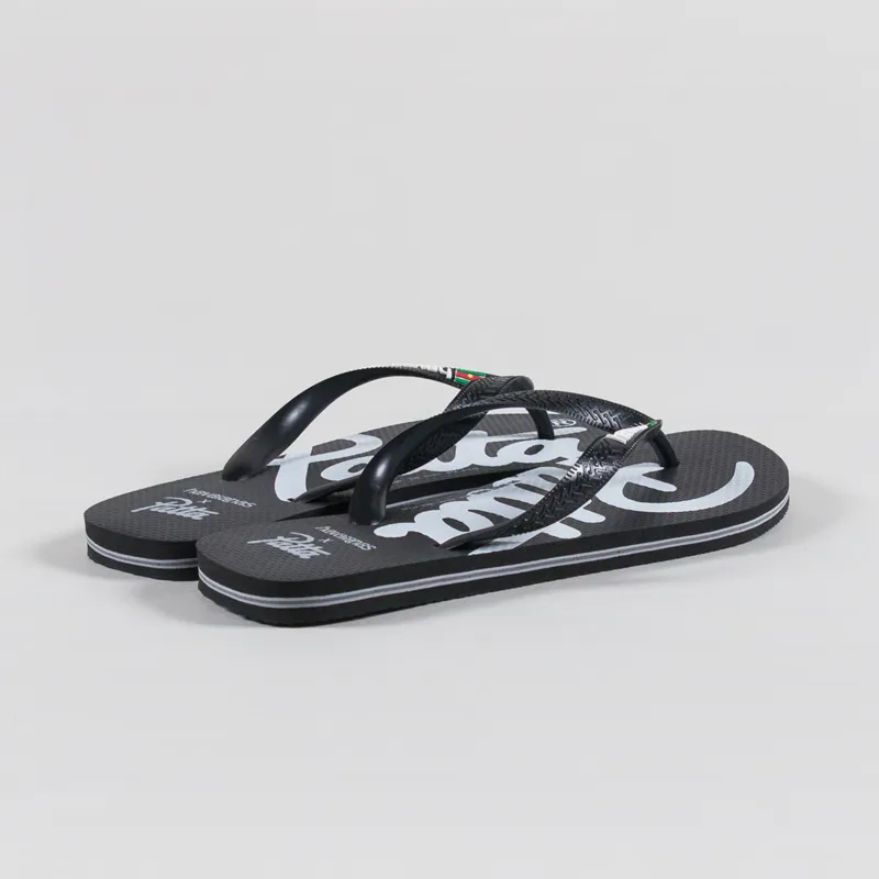 Patta x Havaianas Top Flip Flops Black-1