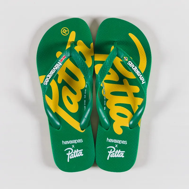 Patta x Havaianas Top Flip Flops Green-6