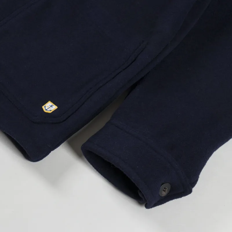 Armor Lux Heritage Wool Jacket Navy-11