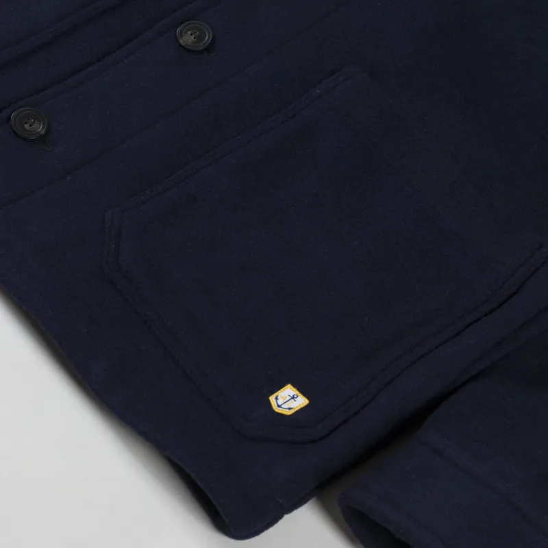 Armor Lux Heritage Wool Jacket Navy-7