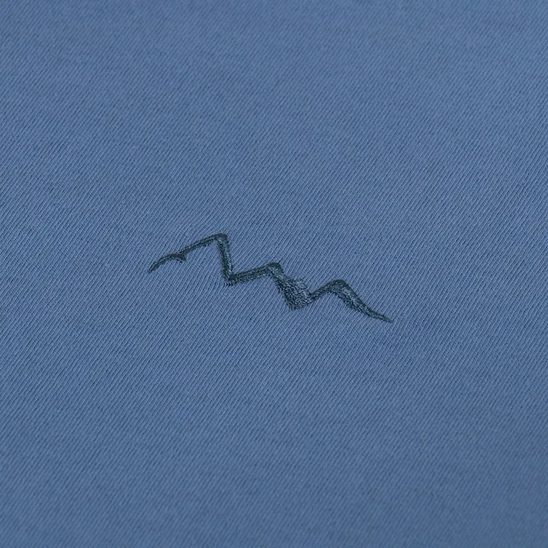 Manastash Mountain Logo T Shirt Blue-2