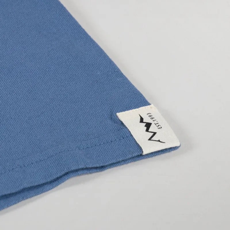 Manastash Mountain Logo T Shirt Blue-3