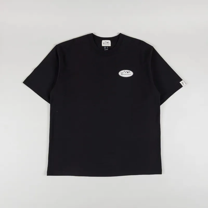 Manastash Classic Logo T Shirt Black