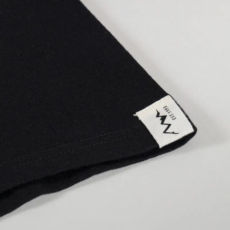 Manastash Classic Logo T Shirt Black-3
