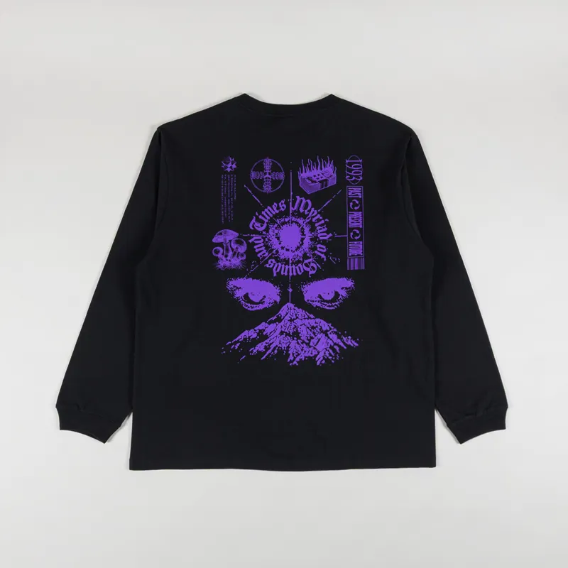 Manastash Citee Myriad Long Sleeve T Shirt Black