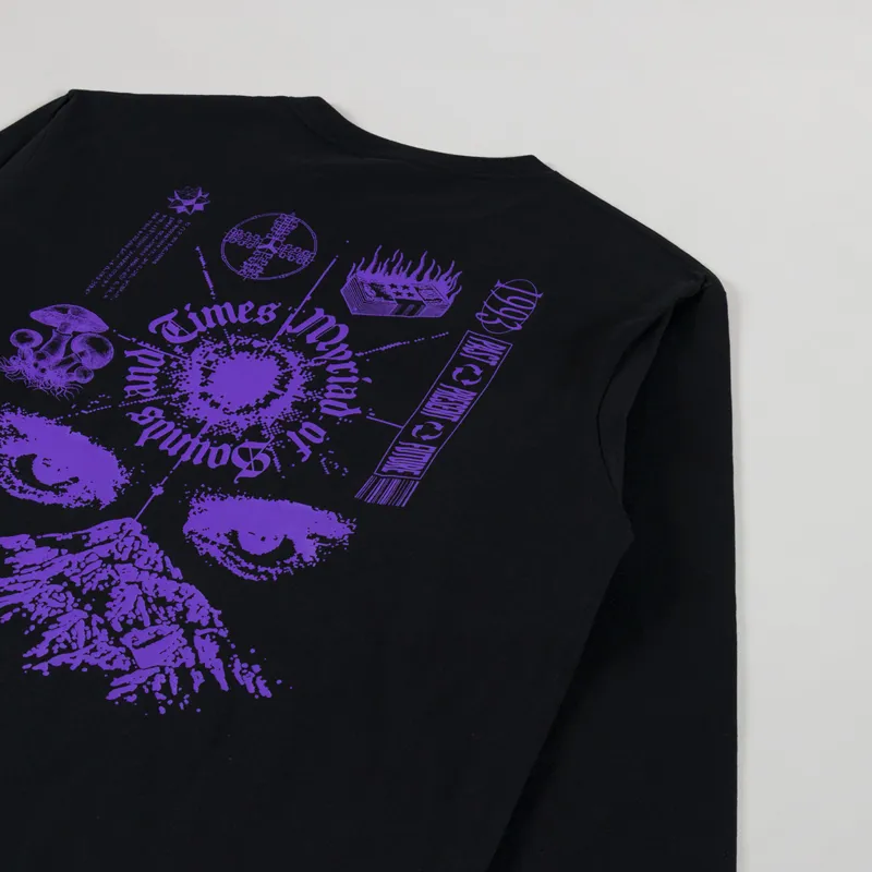 Manastash Citee Myriad Long Sleeve T Shirt Black-2