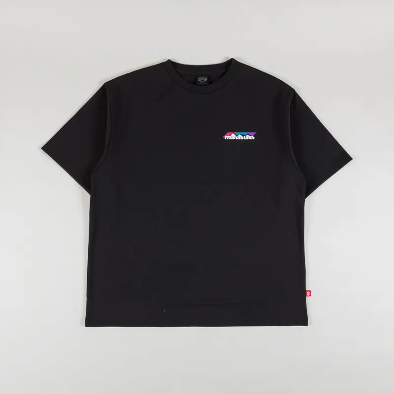 Manastash RE PET Scheme Logo T Shirt Black-1