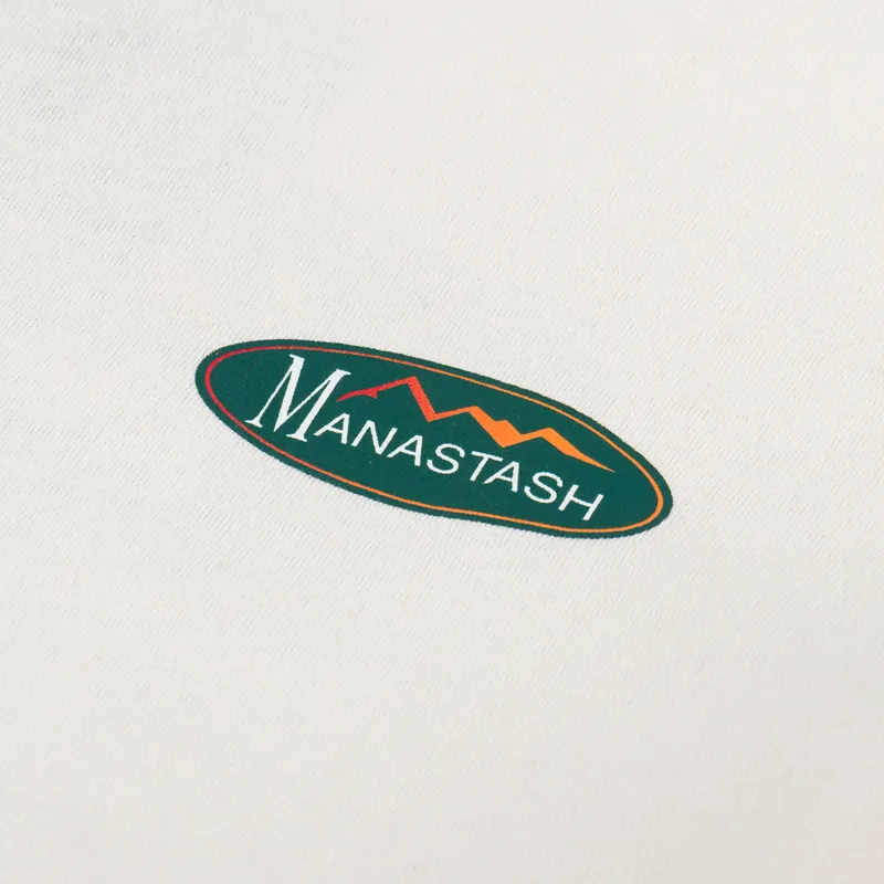 Manastash Hemp Original Logo Long Sleeve T Shirt Natural-5