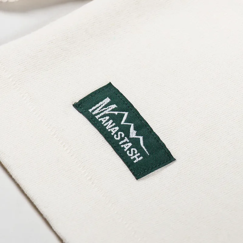 Manastash Hemp Original Logo Long Sleeve T Shirt Natural-6