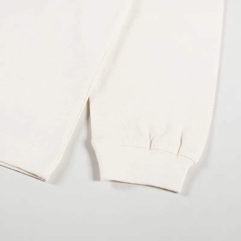 Manastash Hemp Original Logo Long Sleeve T Shirt Natural-7