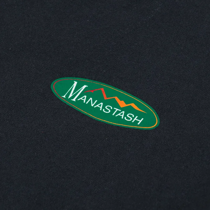 Manastash Hemp Original Logo Long Sleeve T Shirt Black-5